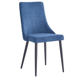 1. "Venice Dining Chair, Set of 2 in Blue and Black - Stylish and comfortable seating for your dining room"