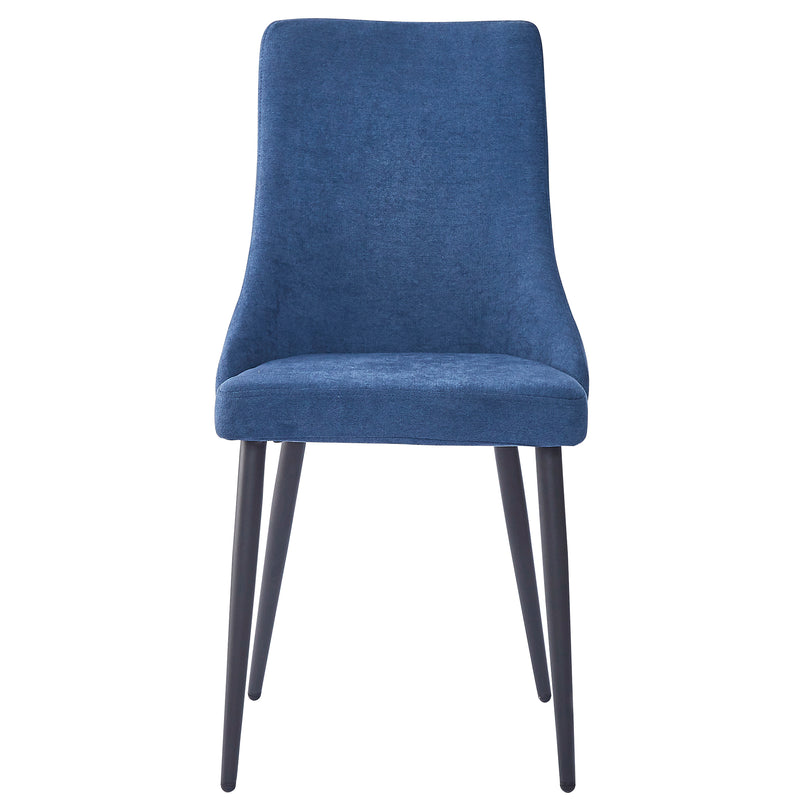 5. "Venice Dining Chair, Set of 2 in Blue and Black - Perfect blend of style and functionality"