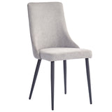 1. "Venice Dining Chair, Set of 2 in Grey and Black - Stylish and comfortable seating for your dining room"