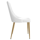 5. "Antoine Dining Chair, Set of 2 - Sleek Design with a Touch of Vintage Charm"