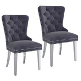 7. "Hollis Dining Chair, Set of 2 - Comfortable seating with a touch of sophistication"