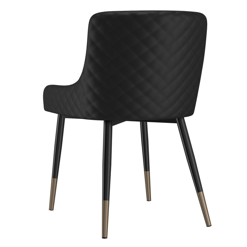 3. "Set of 2 Xander Dining Chairs in Black - Perfect for contemporary dining spaces"