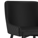 6. "Black Xander Dining Chairs, Set of 2 - Versatile seating for any occasion"