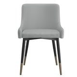 4. "Light Grey and Black Xander Dining Chair, Set of 2 - Perfect addition to any contemporary dining room"