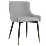 1. "Xander Dining Chair, Set of 2 in Light Grey and Black - Stylish and comfortable seating for your dining area"