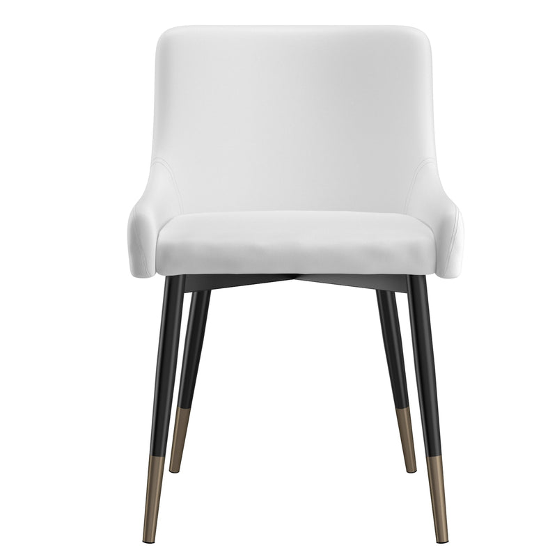 4. "White and Black Xander Dining Chair, Set of 2 - Versatile and elegant"