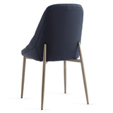 3. "Shop the Cleo Dining Chair, Set of 2, in Black and Aged Gold - Comfortable and Durable"