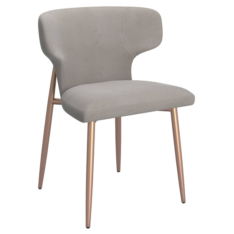 1. "Akira Dining Chair, Set of 2 in Grey and Aged Gold - Elegant and comfortable seating"