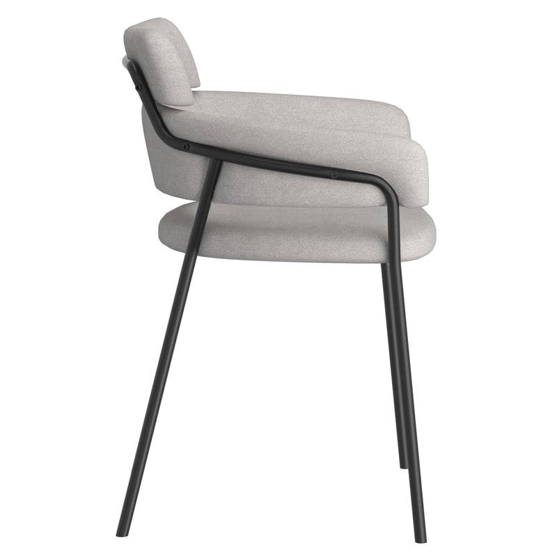 4. "Axel Dining Chairs in Grey and Black - Contemporary design meets functionality"