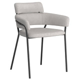 1. "Axel Dining Chair, Set of 2 in Grey and Black - Sleek and stylish seating for your dining room"