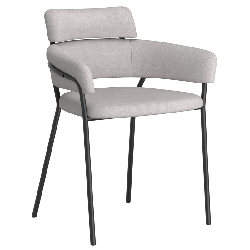 1. "Axel Dining Chair, Set of 2 in Grey and Black - Sleek and stylish seating for your dining room"