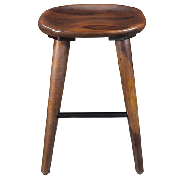 1. "Tahoe 26" Counter Stool in Walnut - Stylish seating for your kitchen island or bar"