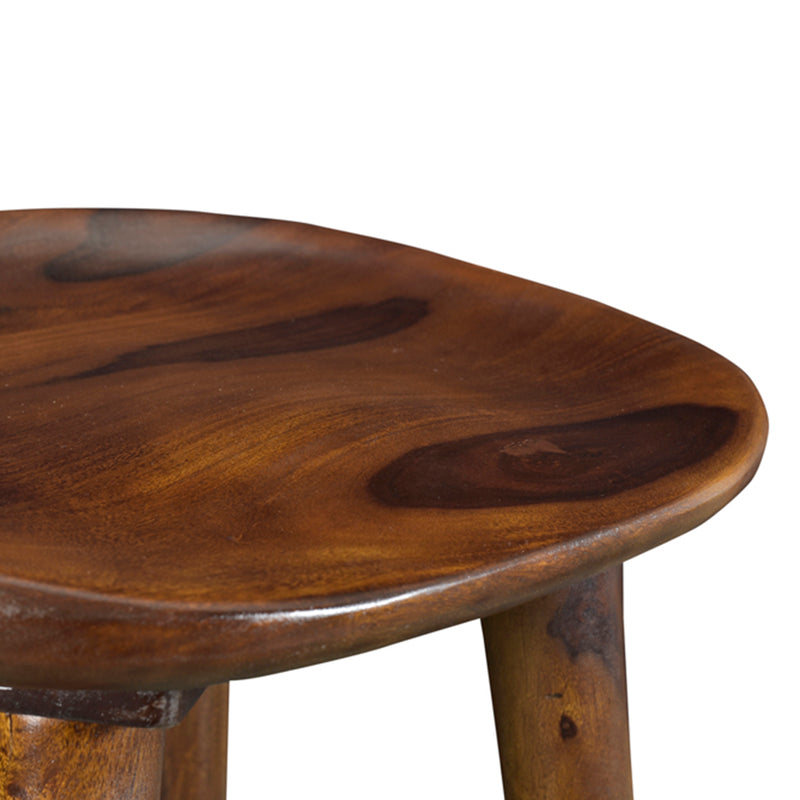 7. "Versatile walnut counter stool - Fits seamlessly into various interior design styles"