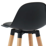 6. "Modern Counter Stools - Diablo 26" Set of 2 in Black and Natural"