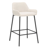 1. "Baily 26" Counter Stool, Set of 2, in Beige and Black - Stylish and comfortable seating option"
