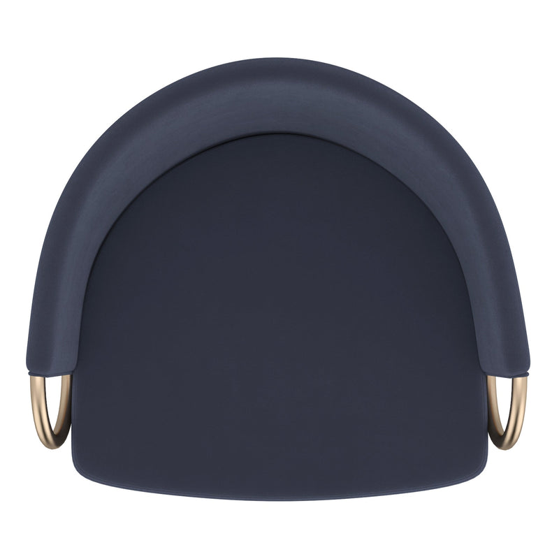 6. "Versatile Blue and Black and Gold Counter Stools - Ideal for Any Room"