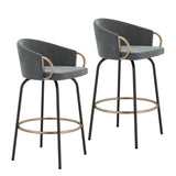 7. "Lavo 26" Counter Stool, Set of 2 - Enhance your home decor with a touch of sophistication"