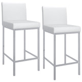 6. "Set of 2 Counter Stools - Ideal for small spaces and kitchen islands"