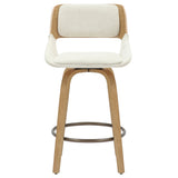 5. "Natural Finish Counter Stool - Adds a touch of rustic charm to your space"