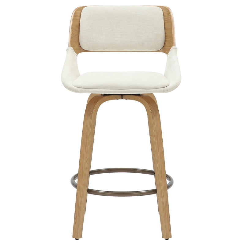 5. "Natural Finish Counter Stool - Adds a touch of rustic charm to your space"