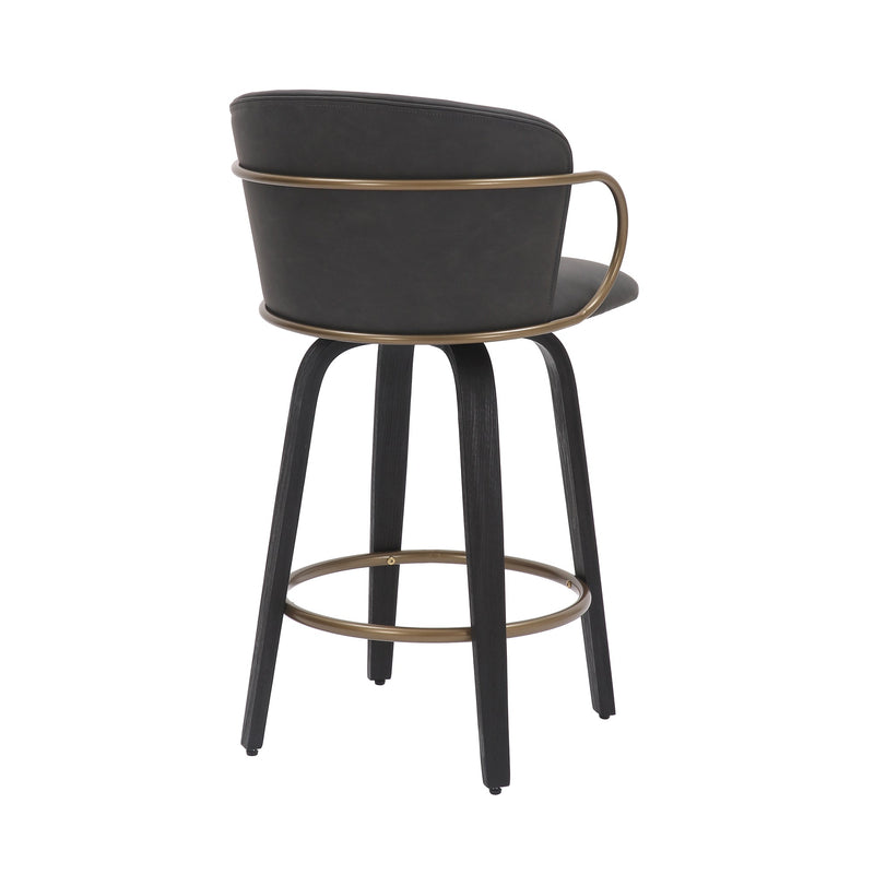 3. "Set of 2 Swivel Counter Stools - Perfect for Entertaining Guests in Style"