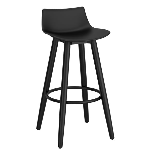 1. "Rango 26" Counter Stool, Set of 2, in Black - Sleek and stylish seating option"