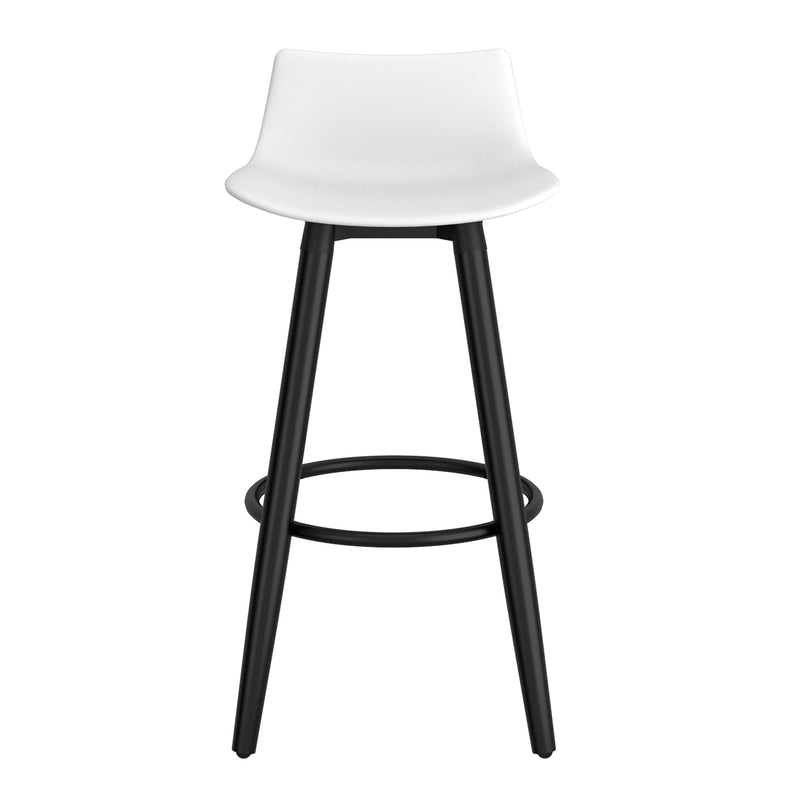 5. "Versatile Rango 26" Counter Stool, Set of 2, in White and Black - Ideal for various interior styles"