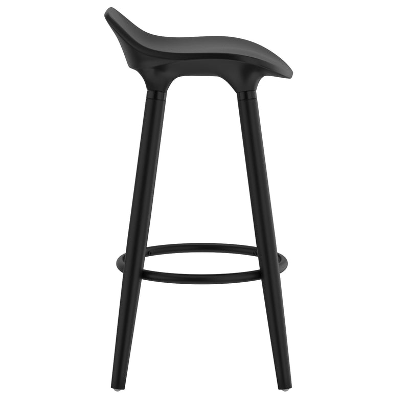 4. "Modern design - Trex 26" Counter Stool, Set of 2 in Black adds a contemporary touch to any space"