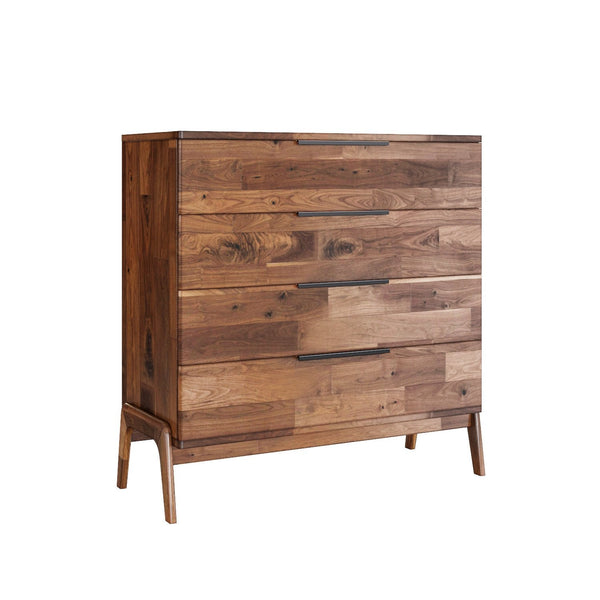 1. "Remix 4 Drawer Chest in sleek black finish"