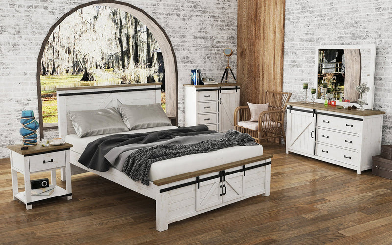 6. "Enhance your sleep quality with the Provence King Bed - Supportive and ergonomic design"