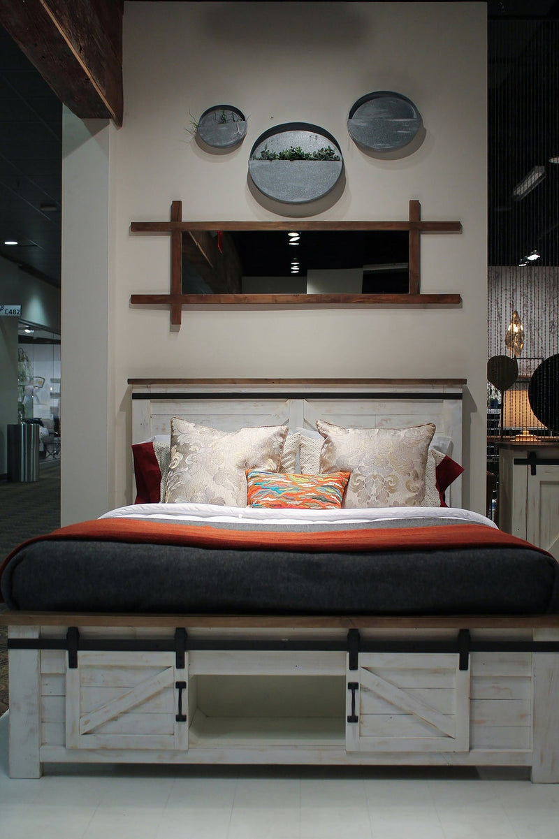 7. "Provence Queen Bed - Enhance your sleep quality with its ergonomic design"