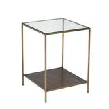 1. "Venus Side Table with sleek design and ample storage space"