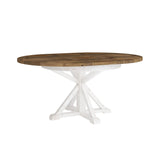 2. "Expandable Provence Round Table (47"/63") - Ideal for Small and Large Gatherings"