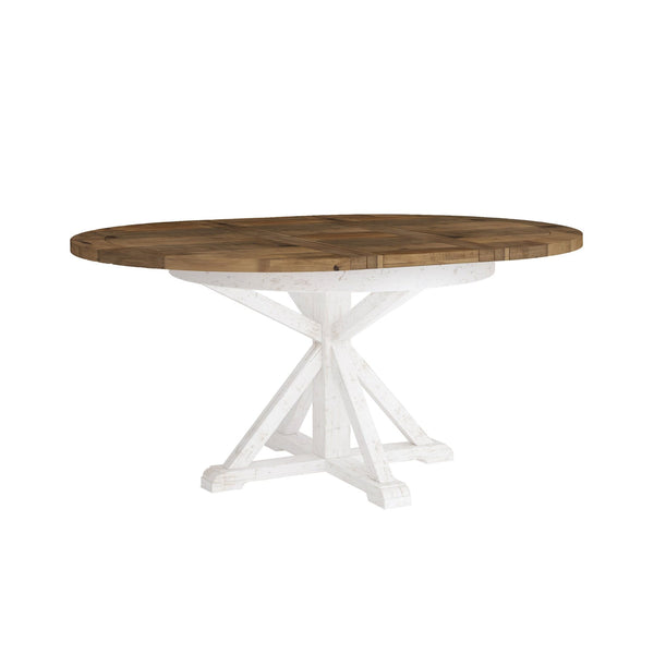 2. "Expandable Provence Round Table (47"/63") - Ideal for Small and Large Gatherings"