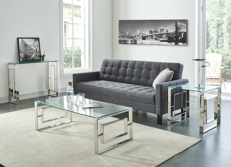 6. "Silver Eros Coffee Table - Versatile and functional furniture piece"
