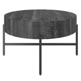 3. "Medium-sized Blox Coffee Table in Grey and Black - Perfect for small to medium-sized rooms"