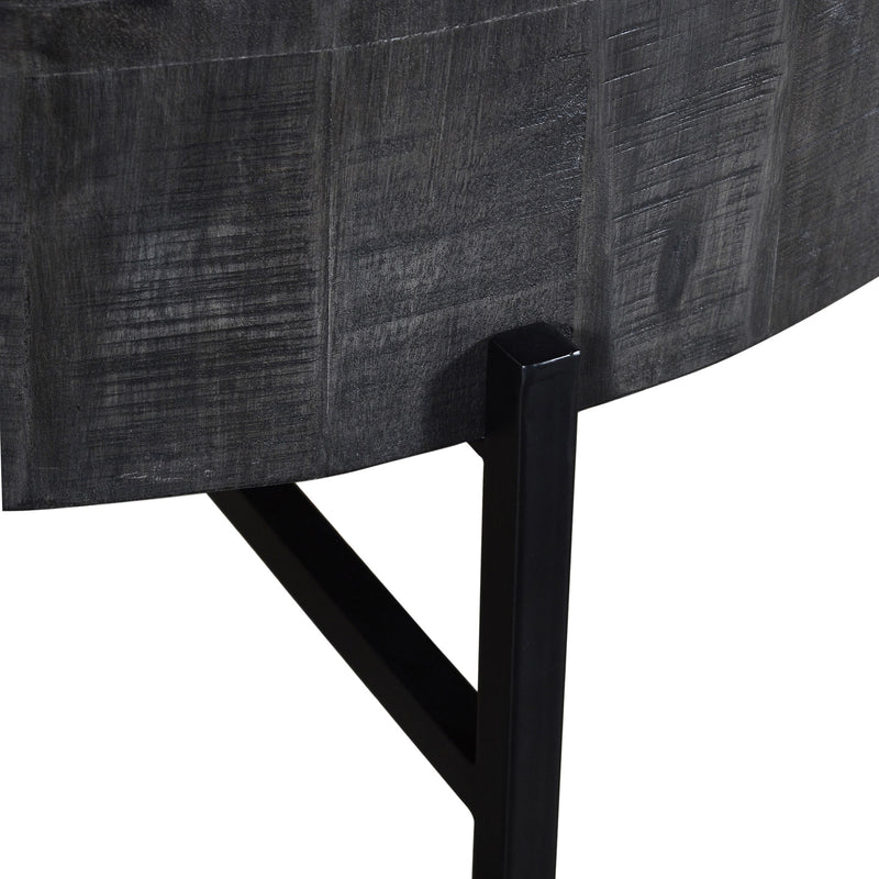 6. "Medium-sized Blox Coffee Table in Grey and Black - Ideal for entertaining guests"