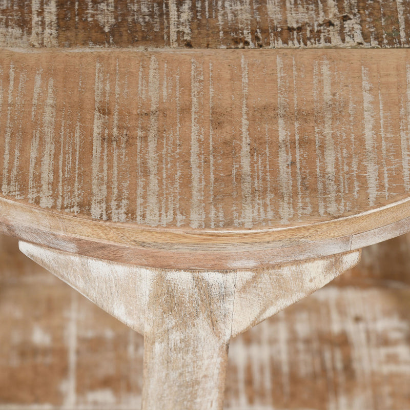7. "Distressed Natural Avni Coffee Table - Perfect addition to cozy living spaces"