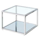 5. "Small square coffee table - Ideal for compact living rooms or apartments"