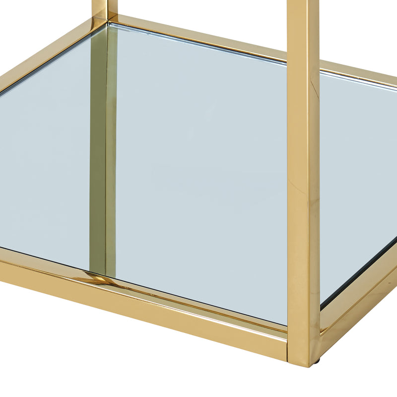 7. "Casini 3pc Coffee Table Set in Gold - Add a Touch of Sophistication to Your Living Room"