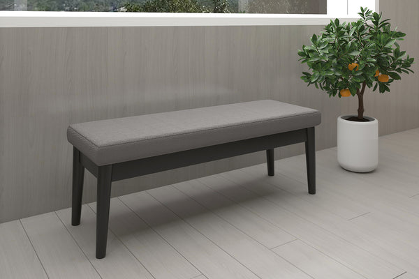 2. "Grey and Black Pebble Bench - Contemporary Design for Modern Interiors"