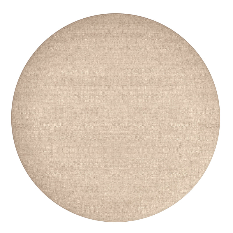 4. "Beige and Black Ottoman - Enhance Your Home Decor with this Stylish Piece"