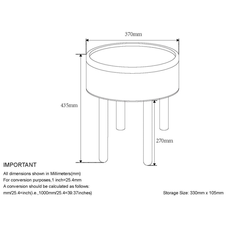 8. "Beige and Natural Round Ottoman with Tray - Ideal for Organizing and Relaxing"