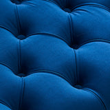 7. "Velci Accent Chair in Blue - Eye-Catching Color to Enhance Your Interior Design"