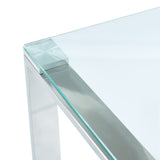 6. "Silver Zevon Accent Table - Enhance your space with a touch of sophistication"