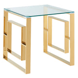 1. "Eros Accent Table in Gold - Elegant and versatile furniture piece"