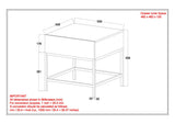 8. "Medium-sized Ojas Accent Table - Practical and Stylish Addition to Any Room"