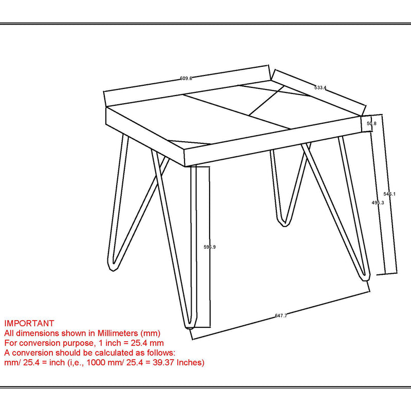 8. "Natural and Aged Gold Madox Accent Table - Elevate your interior with this elegant piece"