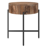 3. "Medium-sized Blox Round Accent Table - Ideal for small spaces"