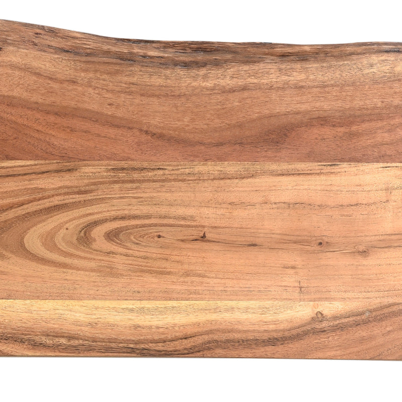 7. "Virag Accent Table in Natural and Black - Sleek design for contemporary interiors"